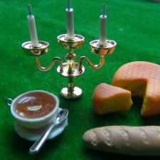 Миниатюры 1:6, 1:12, глина, фарфор, металл, пластик (разное)