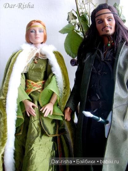 Tonner dolls. Баллада о прекрасной деве Гвенит и ее верном Мак-Кигане (фото 7)