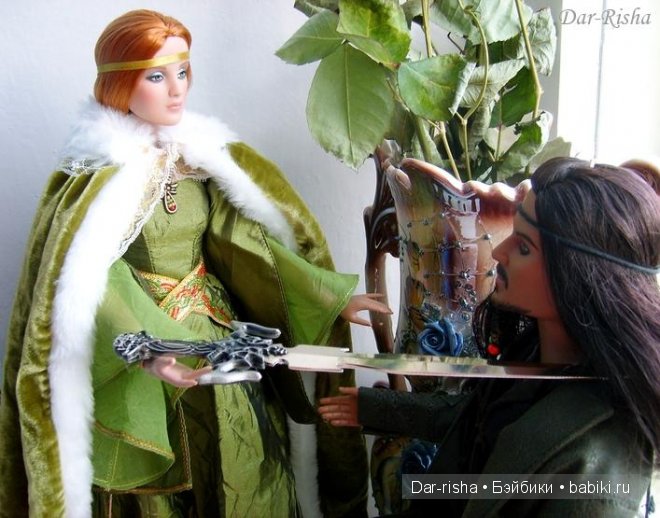 Tonner dolls. Баллада о прекрасной деве Гвенит и ее верном Мак-Кигане (фото 6)