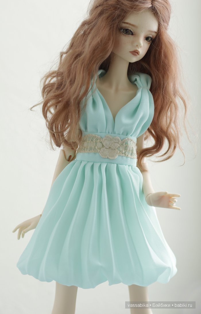 Мятная весна. Несколько платьев для БЖД (фото 9)