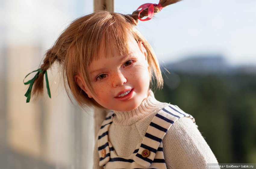 Пеппи - Длинный Чулок — ООАК и репейнт игровых кукол: Bratz (фото 4)