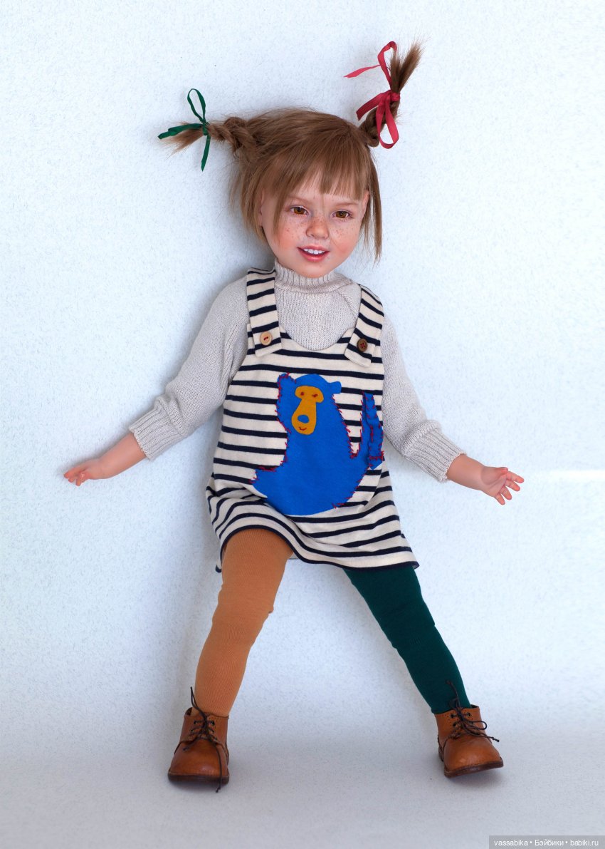 Пеппи - Длинный Чулок — ООАК и репейнт игровых кукол: Bratz (фото 3)