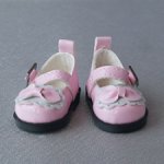 Туфли розовые с бантиками на кукол LittleFee и других.