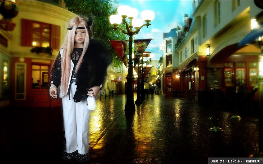 Лилит — самая загадочная девочка от Annette Himstedt! Фотосессия в стиле - ретро (фото 4)