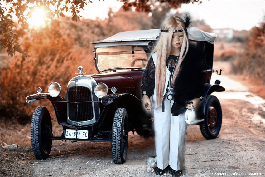 Лилит — самая загадочная девочка от Annette Himstedt! Фотосессия в стиле - ретро (фото 8)