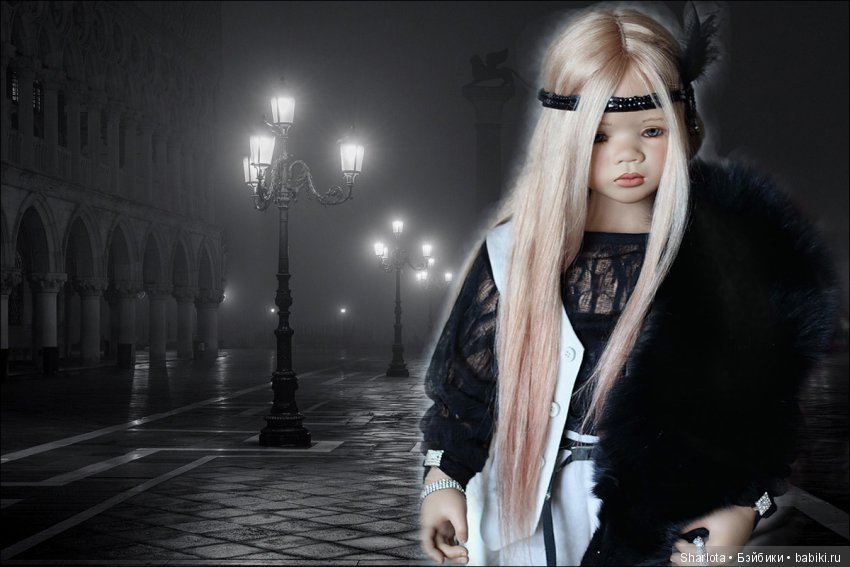 Лилит — самая загадочная девочка от Annette Himstedt! Фотосессия в стиле - ретро (фото 2)