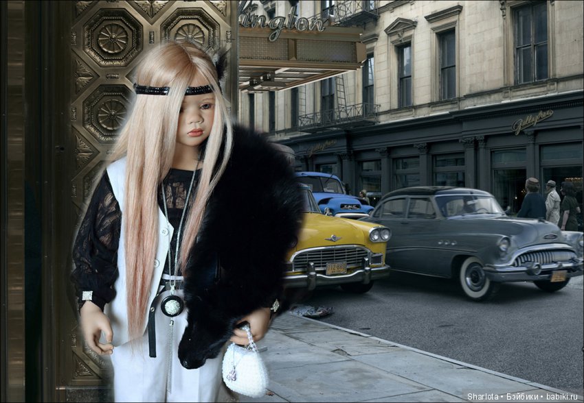 Лилит — самая загадочная девочка от Annette Himstedt! Фотосессия в стиле - ретро (фото 9)