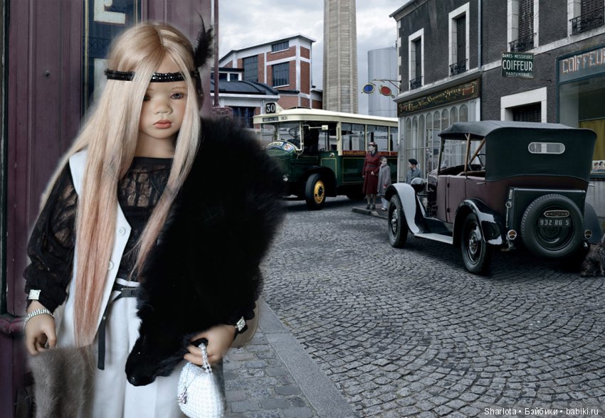 Лилит — самая загадочная девочка от Annette Himstedt! Фотосессия в стиле - ретро (фото 7)