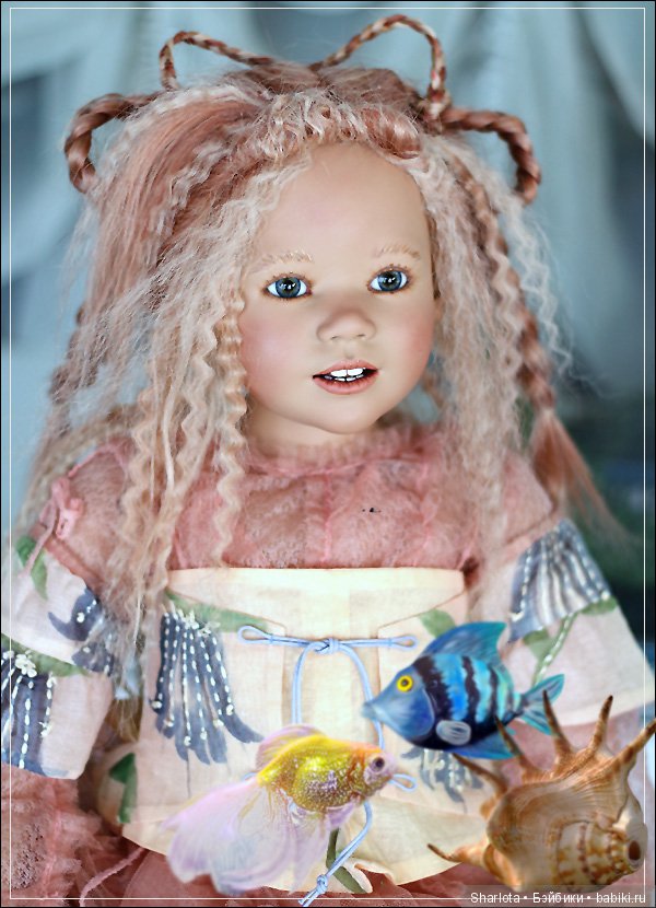 Принцесса Подводного Царства или волшебная русалочка Mava от Annete Himstedt (фото 8)