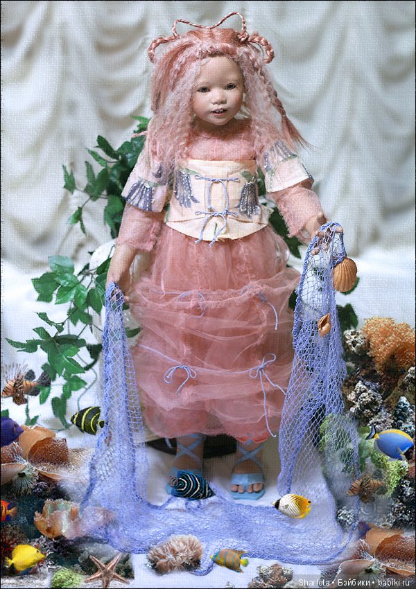 Принцесса Подводного Царства или волшебная русалочка Mava от Annete Himstedt