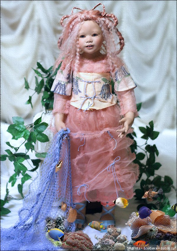 Принцесса Подводного Царства или волшебная русалочка Mava от Annete Himstedt