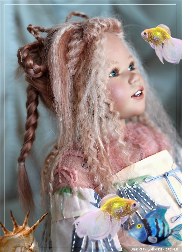 Принцесса Подводного Царства или волшебная русалочка Mava от Annete Himstedt (фото 9)