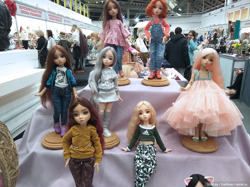 Весенний бал кукол, выставка на Тишинке. Или три моих - АХ