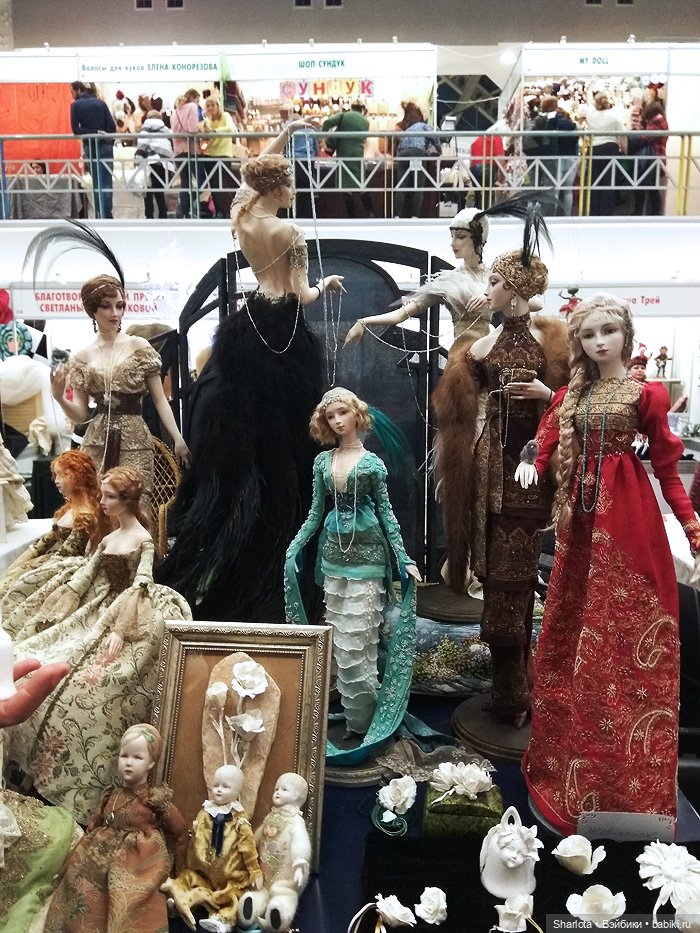 Весенний бал кукол, выставка на Тишинке. Или три моих - АХ
