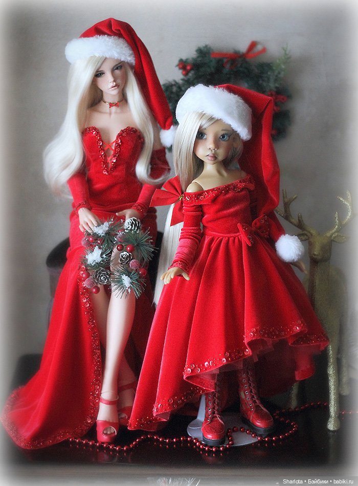 Невозможное – возможно! Любимые Каешки и утонченные красавицы от Иплхаус… или необычный Family look-помощницы Санты