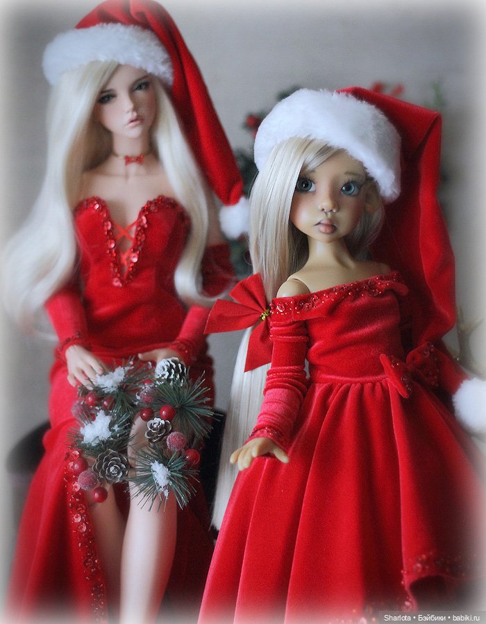 Невозможное – возможно! Любимые Каешки и утонченные красавицы от Иплхаус… или необычный Family look-помощницы Санты (фото 7)