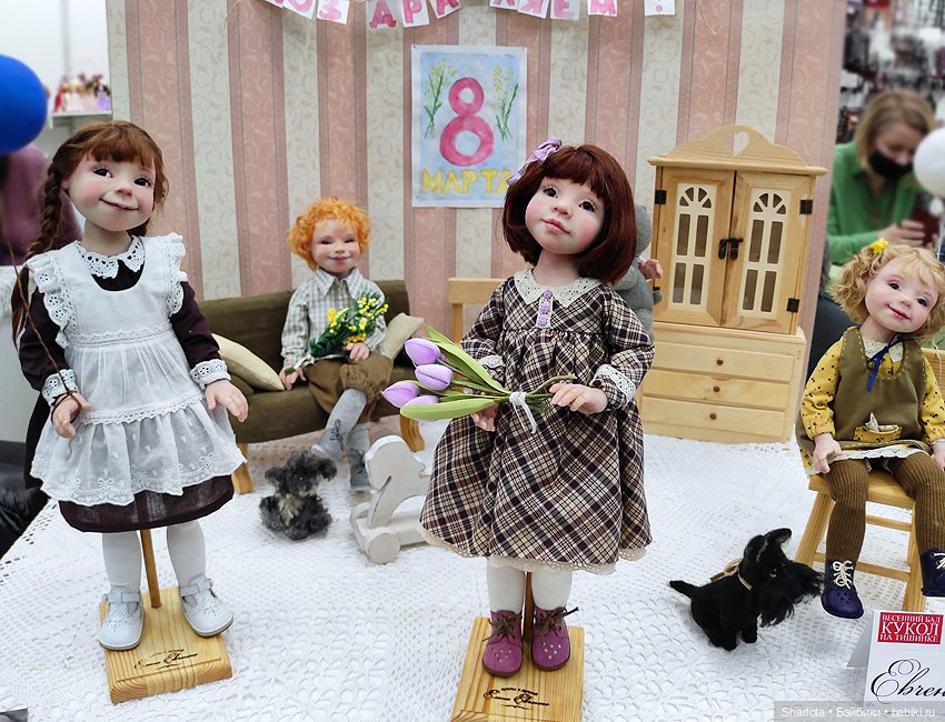 Выставка на Тишинке 2022. Весенний бал кукол. Часть 3