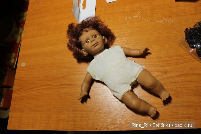Перепрошивка волос. Характерная кукла