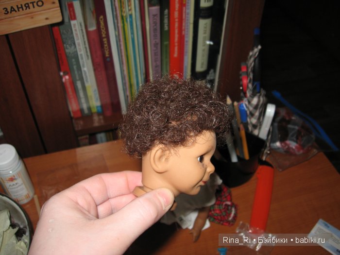 Перепрошивка волос. Характерная кукла (фото 7)