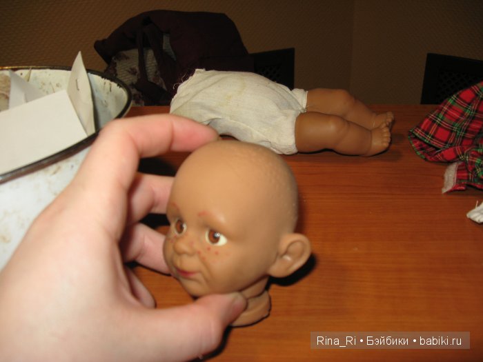 Перепрошивка волос. Характерная кукла (фото 3)