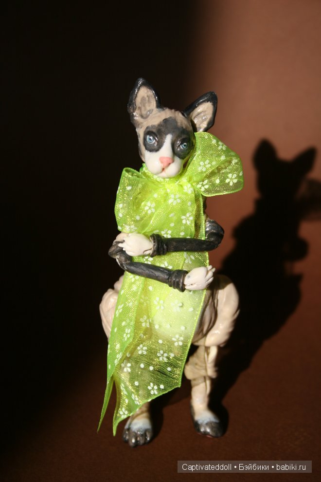 Сфинкс от Юлии Нечаевой. Авторская шарнирная кукла (фото 6)