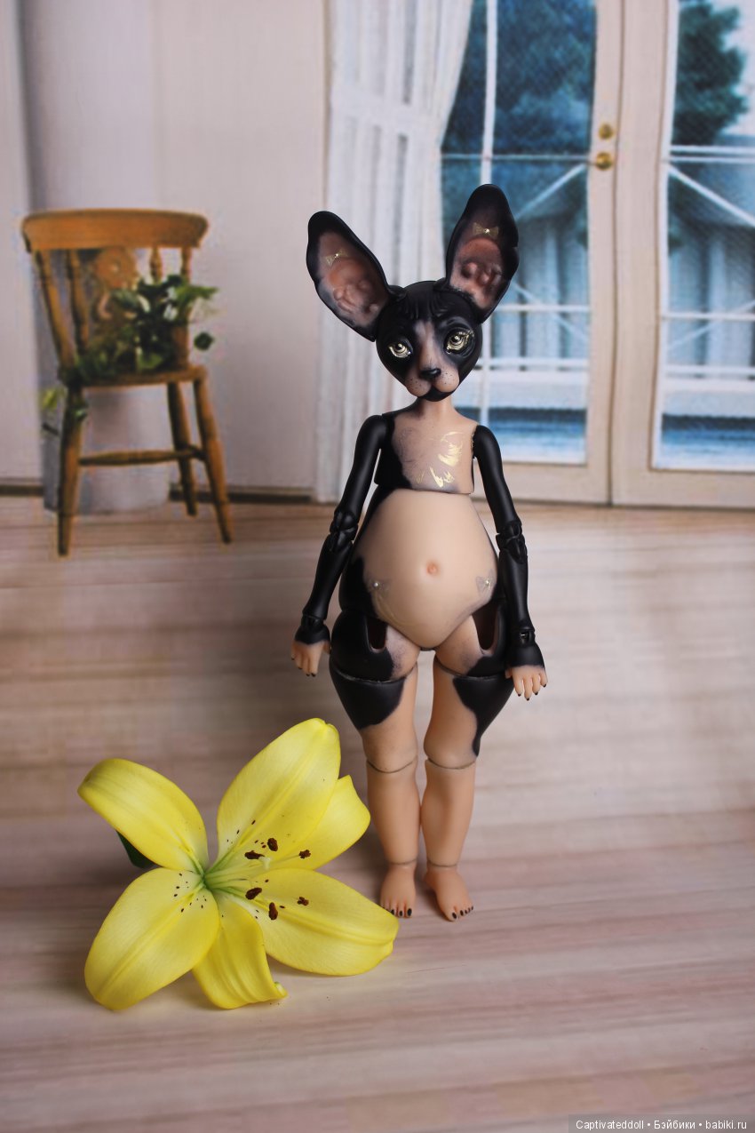 Сфинкс авторская кукла Юлии Нечаевой (фото 2)