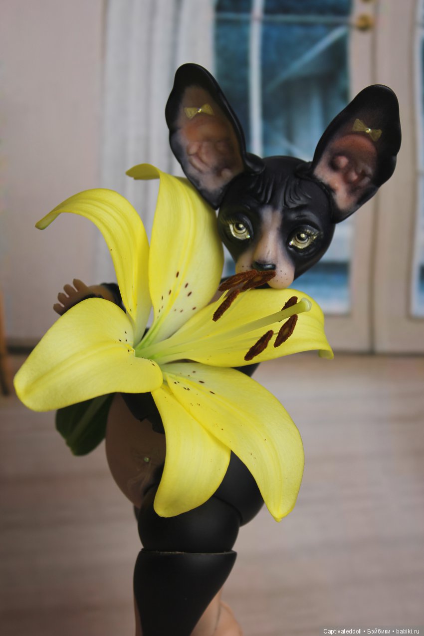 Сфинкс авторская кукла Юлии Нечаевой (фото 3)