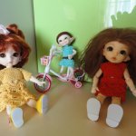 Обновки сестричек.