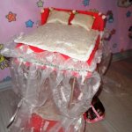 Кроватка для 4 кукол