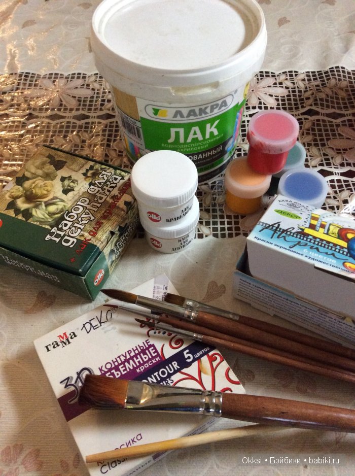 Декорирование скамеечки для кукол (фото 3)