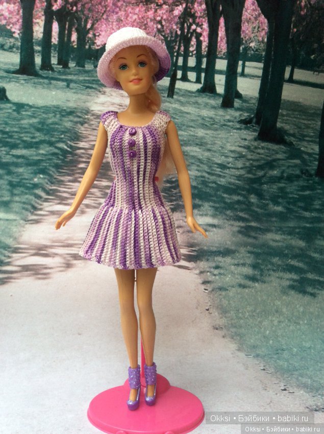 ООАК старенькой куклы Барби