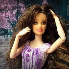 ООАК старенькой куклы Барби