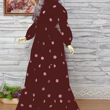 Платье на Dollshe Craft Beauty (26F CLASSIC MAXI – 65 см с маленькой грудью
