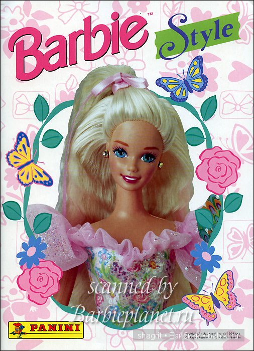 Альбом с наклейками barbie panini Альбом с наклейками barbie panini