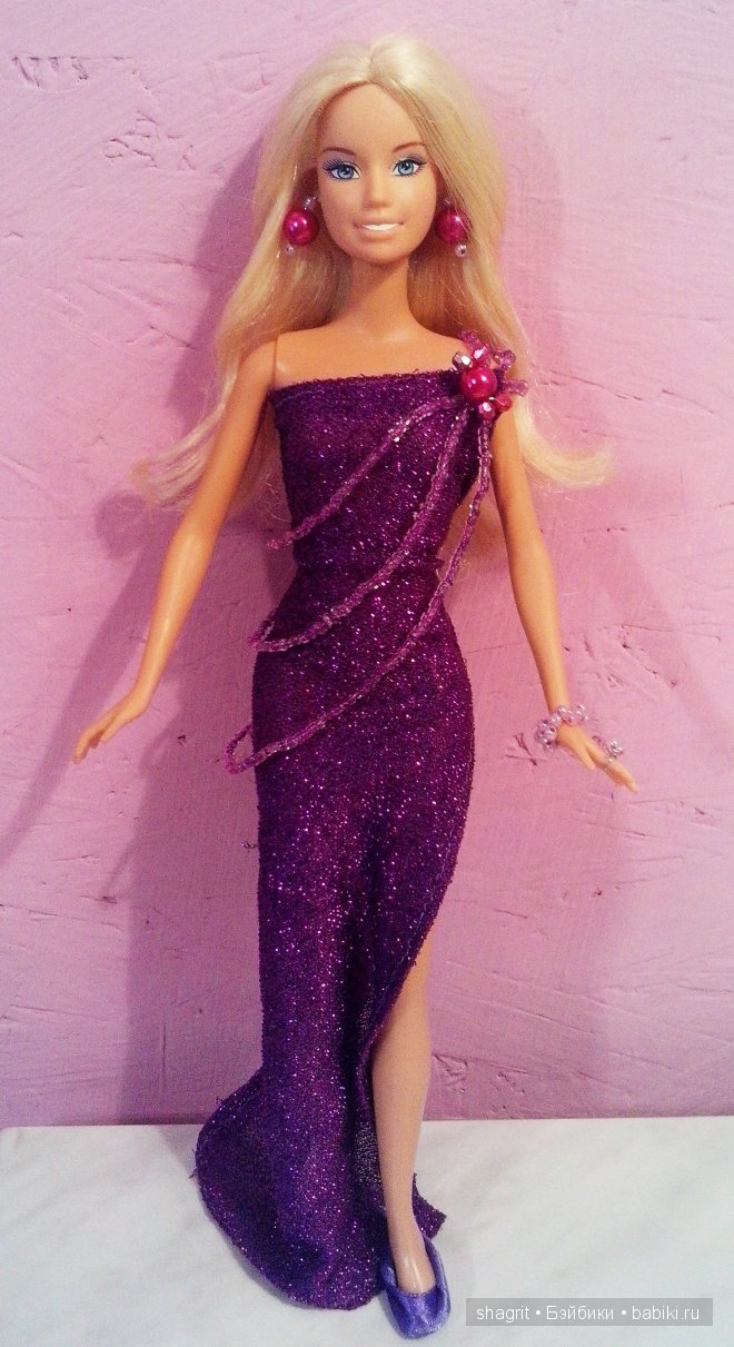 Обновки. Вечернее платье — Одежда и обувь для кукол своими руками: фото (фото 6)