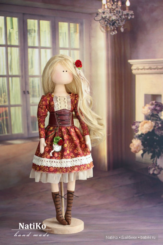 Мои самые любимые работы. Текстильные куклы (фото 7)
