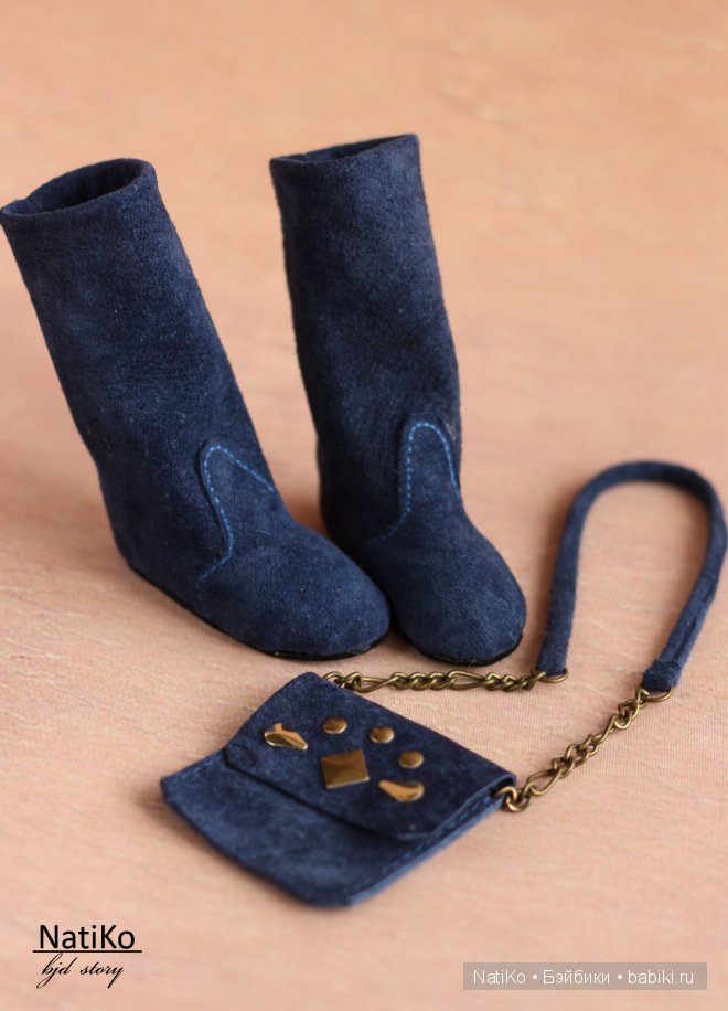 Замшевые сапожки, сумочки от NatiKo (фото 2)