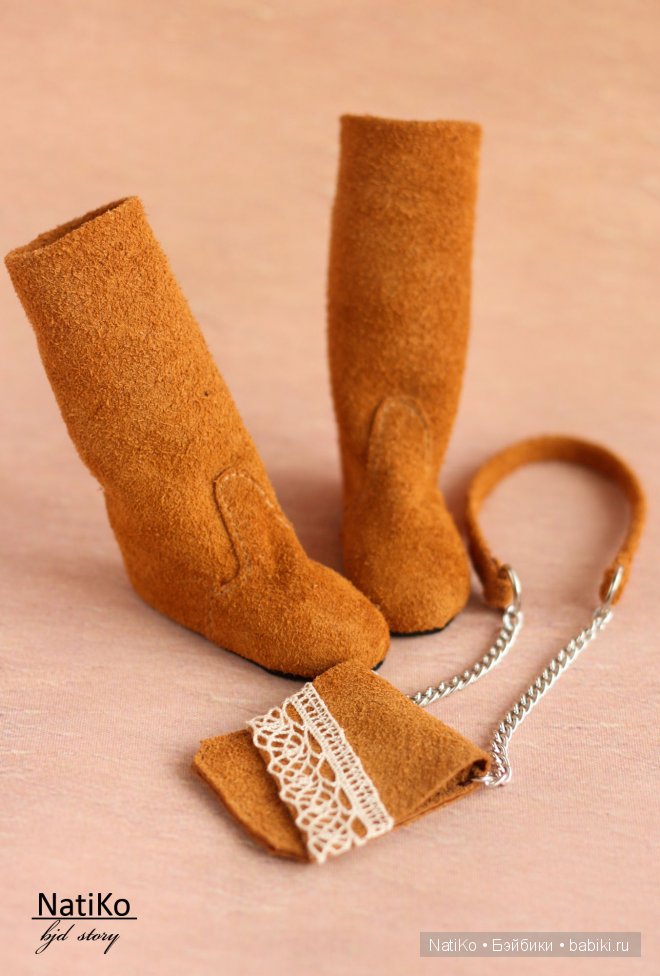 Замшевые сапожки, сумочки от NatiKo (фото 4)