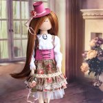 Мои самые любимые работы. Куклы из ткани