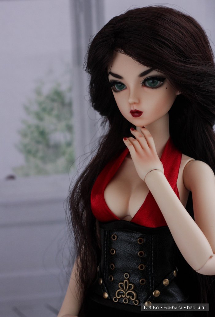 Женщина-вамп — Гибридизация кукол BJD (БЖД): пересадка головы (фото 2)