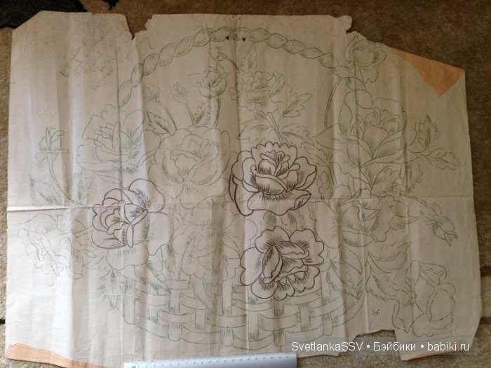 Вышивка прошлого века. Довоенная, военных лет и мирного времени (фото 5)