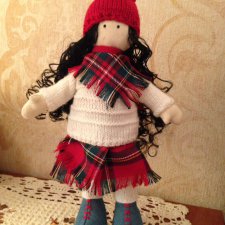 Еще одна текстильная девчушка