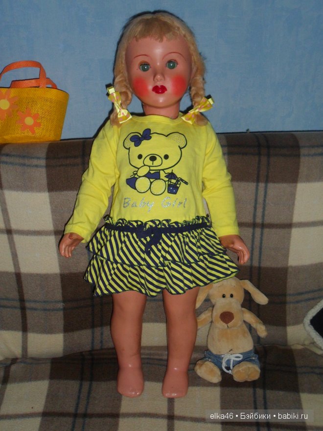 Старинная кукла СССР Света