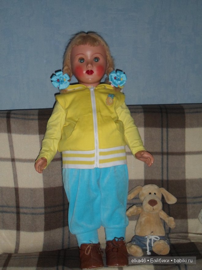 Старинная кукла СССР Света
