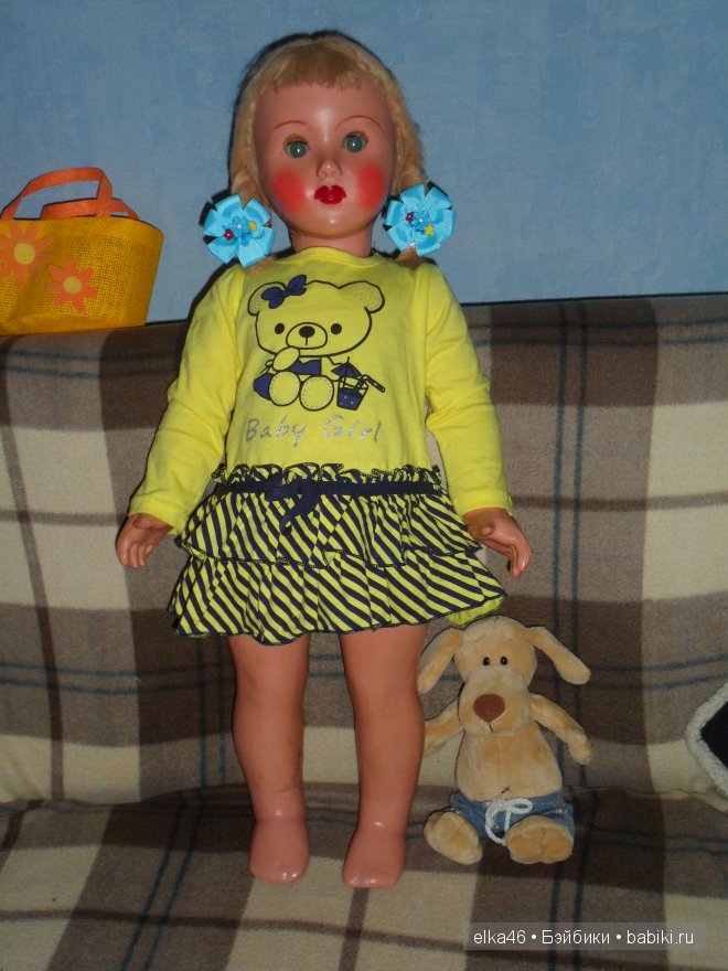 Старинная кукла СССР Света