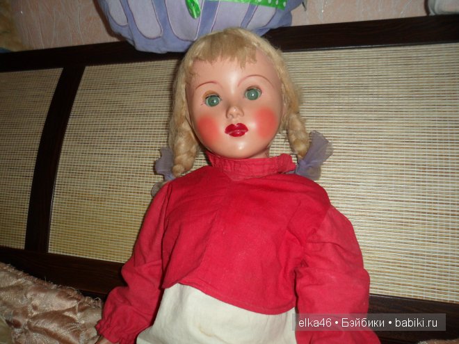 Старинная кукла СССР Света (фото 2)