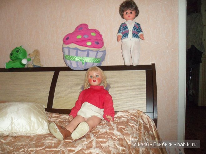 Старинная кукла СССР Света