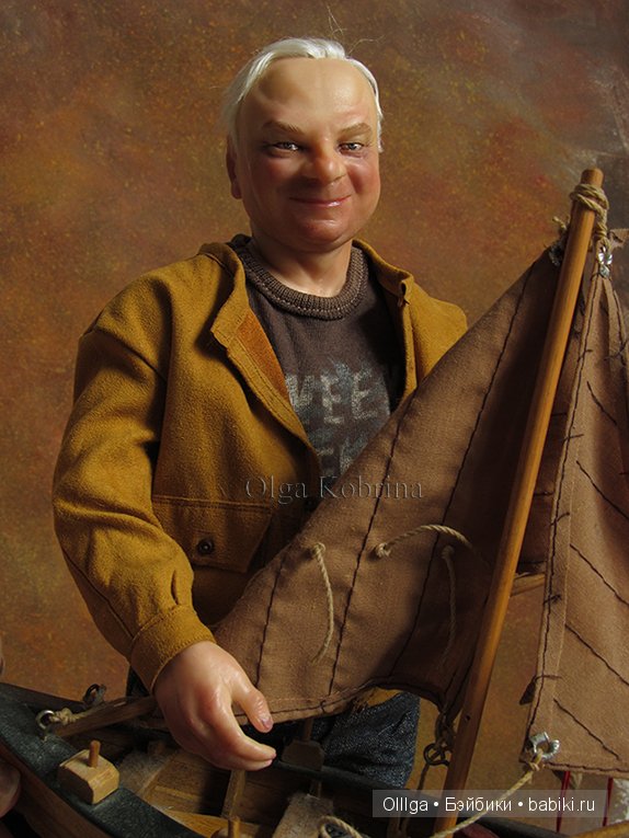 Портретная кукла - Дядя Женя (фото 4)