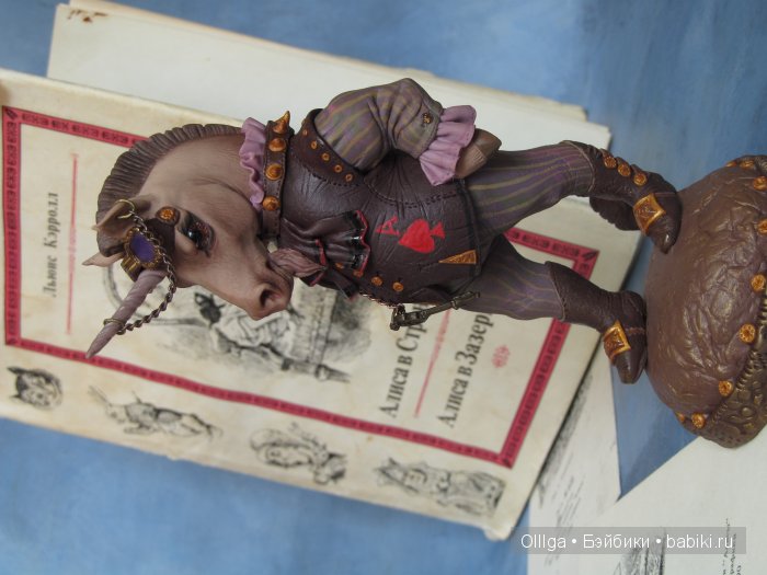 Единорог из Алисы — Авторские куклы ручной работы: текстильные (фото 3)