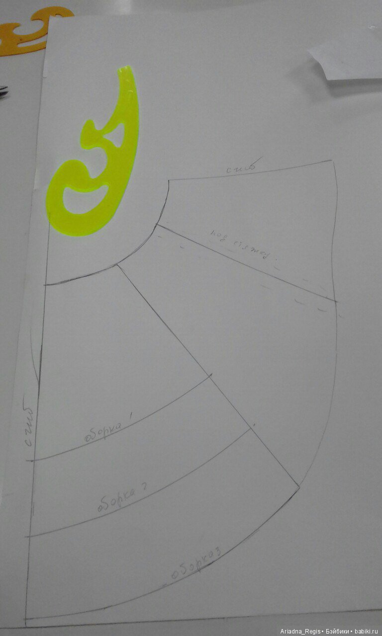 МК по пошиву юбки на БЖД деву 58 см ростом (фото 2)